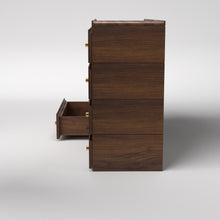 Load image into Gallery viewer, Stava Modular Drawer System | Solid Walnut/Teak/Oak Wood (4x2) | 5.5 Feet Length
