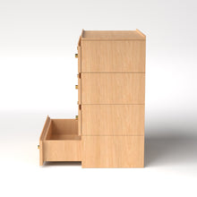 Load image into Gallery viewer, Stava Modular Drawer System | Solid Walnut/Teak/Oak Wood (4x1) | 3 Feet Length
