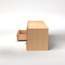 Load image into Gallery viewer, Stava Modular Drawer System | Solid Walnut/Teak/Oak Wood (2x2) | 5.5 Feet Length
