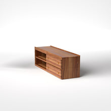 Load image into Gallery viewer, Stava Modular Credenza System | Solid Walnut/Teak/Oak Wood (2x2) | 5.5 Feet Length
