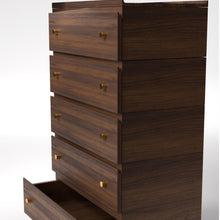 Load image into Gallery viewer, Stava Modular Drawer System | Solid Walnut/Teak/Oak Wood (5x1) | 3 Feet Length
