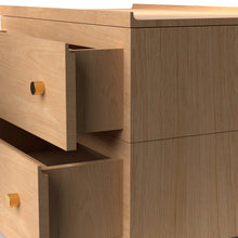 Load image into Gallery viewer, Stava Bedside Table | Solid Walnut/Teak/Oak Wood | 3 Feet Length

