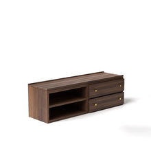 Load image into Gallery viewer, Stava Modular Credenza System | Solid Walnut/Teak/Oak Wood (2x2) | 5.5 Feet Length
