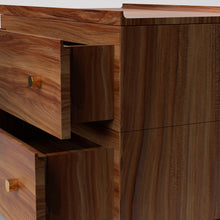Load image into Gallery viewer, Stava Bedside Table | Solid Walnut/Teak/Oak Wood | 3 Feet Length
