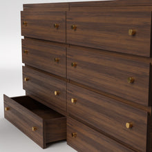 Load image into Gallery viewer, Stava Modular Drawer System | Solid Walnut/Teak/Oak Wood (4x2) | 5.5 Feet Length
