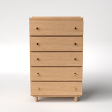 Load image into Gallery viewer, Stava Modular Drawer System | Solid Walnut/Teak/Oak Wood (5x1) | 3 Feet Length
