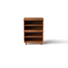 Load image into Gallery viewer, Stava Modular Shelving System | Solid Walnut/Teak/Oak Wood (4x1) | 3 Feet Length
