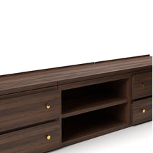 Load image into Gallery viewer, Stava Modular Credenza System | Solid Walnut/Teak/Oak Wood (2x3) | 8 Feet Length
