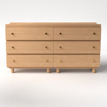 Load image into Gallery viewer, Stava Modular Drawer System | Solid Walnut/Teak/Oak Wood (3x2) | 5.5 Feet Length
