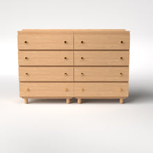 Load image into Gallery viewer, Stava Modular Drawer System | Solid Walnut/Teak/Oak Wood (4x2) | 5.5 Feet Length
