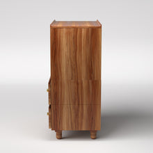 Load image into Gallery viewer, Stava Modular Credenza System | Solid Walnut/Teak/Oak Wood (4x1) | 3 Feet Length
