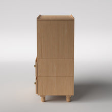 Load image into Gallery viewer, Stava Modular Credenza System | Solid Walnut/Teak/Oak Wood (4x1) | 3 Feet Length
