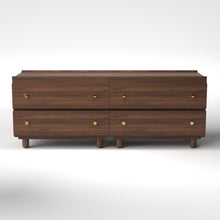 Load image into Gallery viewer, Stava Modular Drawer System | Solid Walnut/Teak/Oak Wood (2x2) | 5.5 Feet Length
