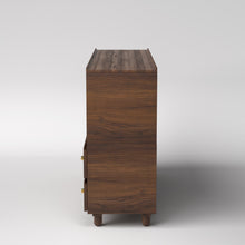 Load image into Gallery viewer, Stava Modular Credenza System | Solid Walnut/Teak/Oak Wood (4x2) | 5.5 Feet Length
