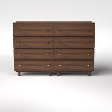 Load image into Gallery viewer, Stava Modular Drawer System | Solid Walnut/Teak/Oak Wood (4x2) | 5.5 Feet Length
