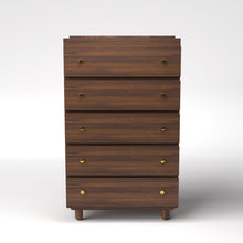 Load image into Gallery viewer, Stava Modular Drawer System | Solid Walnut/Teak/Oak Wood (5x1) | 3 Feet Length
