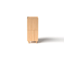 Load image into Gallery viewer, Stava Modular Shelving System | Solid Walnut/Teak/Oak Wood (4x1) | 3 Feet Length

