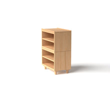 Load image into Gallery viewer, Stava Modular Shelving System | Solid Walnut/Teak/Oak Wood (4x1) | 3 Feet Length
