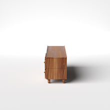 Load image into Gallery viewer, Stava Modular Credenza System | Solid Walnut/Teak/Oak Wood (2x2) | 5.5 Feet Length
