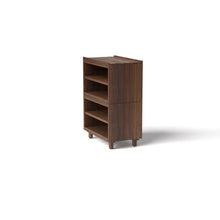 Load image into Gallery viewer, Stava Modular Shelving System | Solid Walnut/Teak/Oak Wood (4x1) | 3 Feet Length
