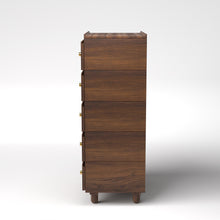 Load image into Gallery viewer, Stava Modular Drawer System | Solid Walnut/Teak/Oak Wood (5x1) | 3 Feet Length
