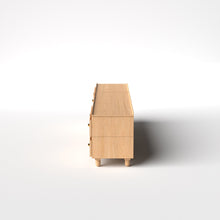 Load image into Gallery viewer, Stava Modular Credenza System | Solid Walnut/Teak/Oak Wood (2x3) | 8 Feet Length
