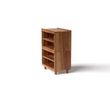 Load image into Gallery viewer, Stava Modular Shelving System | Solid Walnut/Teak/Oak Wood (4x1) | 3 Feet Length

