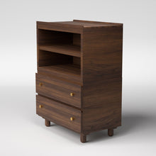 Load image into Gallery viewer, Stava Modular Credenza System | Solid Walnut/Teak/Oak Wood (4x1) | 3 Feet Length
