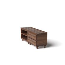 Load image into Gallery viewer, Stava Modular Credenza System | Solid Walnut/Teak/Oak Wood (2x2) | 5.5 Feet Length
