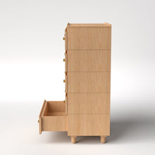 Load image into Gallery viewer, Stava Modular Drawer System | Solid Walnut/Teak/Oak Wood (5x1) | 3 Feet Length
