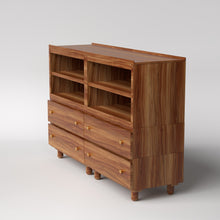 Load image into Gallery viewer, Stava Modular Credenza System | Solid Walnut/Teak/Oak Wood (4x2) | 5.5 Feet Length
