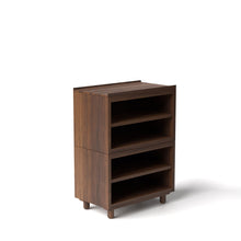 Load image into Gallery viewer, Stava Modular Shelving System | Solid Walnut/Teak/Oak Wood (4x1) | 3 Feet Length
