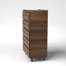 Load image into Gallery viewer, Stava Modular Drawer System | Solid Walnut/Teak/Oak Wood (5x1) | 3 Feet Length
