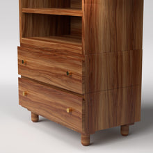 Load image into Gallery viewer, Stava Modular Credenza System | Solid Walnut/Teak/Oak Wood (4x1) | 3 Feet Length
