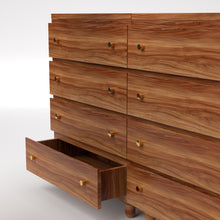 Load image into Gallery viewer, Stava Modular Drawer System | Solid Walnut/Teak/Oak Wood (4x2) | 5.5 Feet Length
