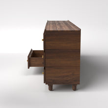 Load image into Gallery viewer, Stava Modular Drawer System | Solid Walnut/Teak/Oak Wood (3x3) | 8 Feet Length
