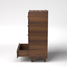 Load image into Gallery viewer, Stava Modular Drawer System | Solid Walnut/Teak/Oak Wood (5x1) | 3 Feet Length
