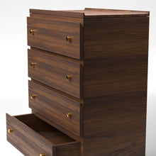Load image into Gallery viewer, Stava Modular Drawer System | Solid Walnut/Teak/Oak Wood (4x1) | 3 Feet Length
