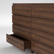 Load image into Gallery viewer, Stava Modular Drawer System | Solid Walnut/Teak/Oak Wood (4x2) | 5.5 Feet Length
