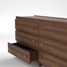 Load image into Gallery viewer, Stava Modular Drawer System | Solid Walnut/Teak/Oak Wood (3x2) | 5.5 Feet Length
