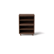 Load image into Gallery viewer, Stava Modular Shelving System | Solid Walnut/Teak/Oak Wood (4x1) | 3 Feet Length

