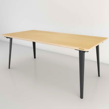 Load image into Gallery viewer, Serenity Dining Table XL (6x3 feet) - White Oak Veneer
