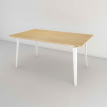 Load image into Gallery viewer, Serenity Dining Table (5x3 feet) - White Oak Veneer
