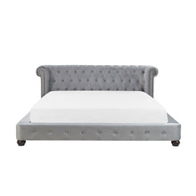 Load image into Gallery viewer, Bran Upholstered Bed Without Storage In Suede
