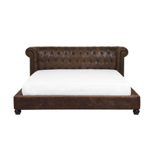 Load image into Gallery viewer, Bran Upholstered Bed Without Storage In Suede
