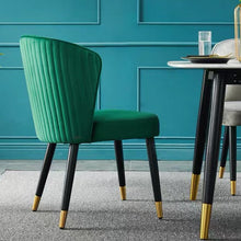Load image into Gallery viewer, Velit Customizable Streamlined Chair for Sophisticated Dining &amp; Office Use - Golden Mayer
