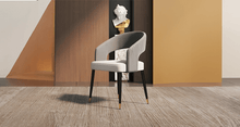 Load image into Gallery viewer, Dining Chair Souvenir Kitchen Chair – Elegant and Comfortable Seating for Dining Spaces, Customizable
