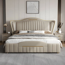 Load image into Gallery viewer, Golden Mayer Ilara Customizable Upholstered Bed - Elegant Craftsmanship with Optional Storage Space
