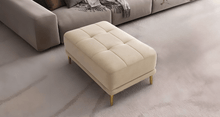 Load image into Gallery viewer, Customizable Falkon Fabric Ottoman - Cozy Pouf  for Living Room and Lounge
