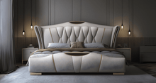 Load image into Gallery viewer, Golden Mayer Lennox Customizable Upholstered Bed with Optional Storage - Sleek and Stylish Design
